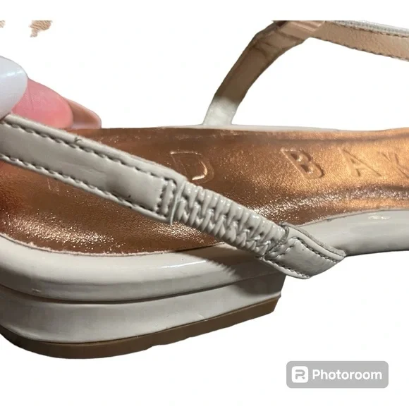 NWT Ted Baker London Nude Pepell Slingback Leather Sandals Size 7.5 Size 38 EU - Picture 6 of 9